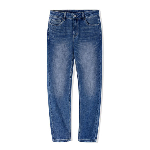 Chameau (chameau) Jean droit masculin printemps et été confortable coton élastique mince rétro-lavage pantalon m14ca1s716