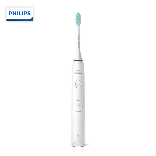 Philips (PHILIPS) electric toothbrush S2 net power brush cleans teeth and protects gums, sonic vibration, DuPont soft power, soft bristles, gentle cleansing, does not hurt teeth, lightning cleaning, long battery life, birthday gift HX2418 white