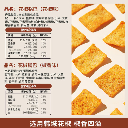 刺猬阿甘花椒锅巴休闲膨化零食办公室下午茶追剧解馋小吃整箱480g