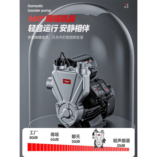 银龙岛（YINLONGDAO）自来水增压泵家用全自动自吸泵全屋加压泵自吸小型抽水泵220v 1390W【双控智能数显防冻款】