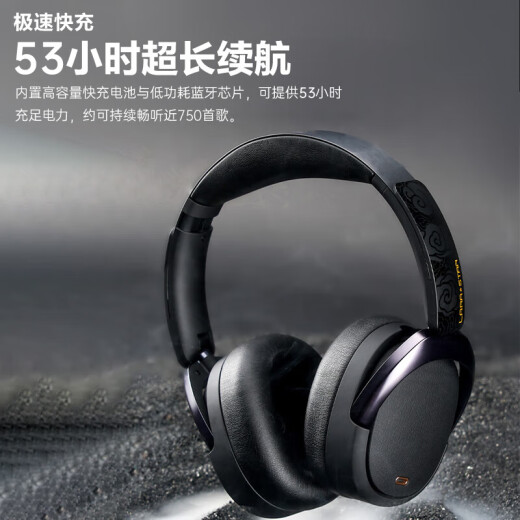 漫步者（EDIFIER）【陈康推荐】LS880NB Pro龙吟限定款头戴式主动降噪无线蓝牙耳机双金标联名版适用于苹果安卓小米 LS880NB龙吟版黑色+电脑音频线