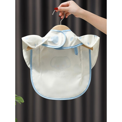 Baby essen Lätzchen PU Material wasserdichte und schmutzige Kinder Lätzchen Baby Cover Kindergarten Kinder ergänzender Reisbeutel yt-pu Latz [kleiner Dinosaurier + kleine gelbe Ente] Einen Größe (empfohlen 0-5 Jahre alt)