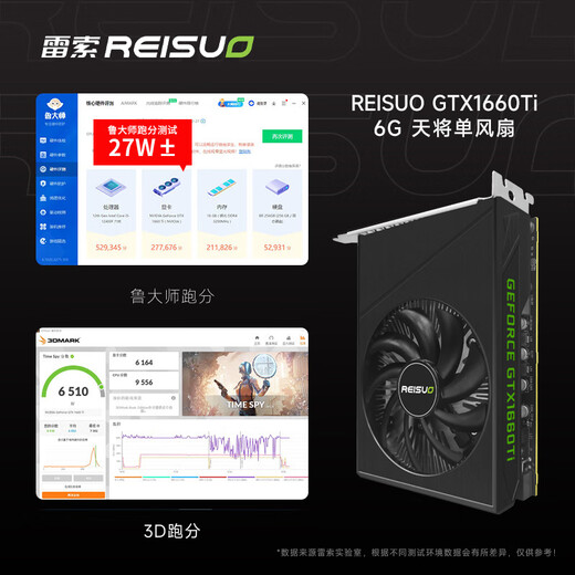 雷索 GTX1660Ti/1660super 6G/1080 8G全新官方联保原盒电脑电竞游戏办公设计多开台式机吃鸡独立显卡 GTX1660Ti 6G天将|小钢炮