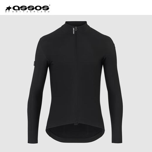 ASSOS cycling jersey men's spring and autumn fleece long-sleeved top warm MILLE GT Spring Fall Jersey C2 black L