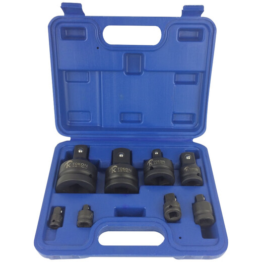 
Zhihui Shufeng Cannon Sleeve Conversion Connection Head Rod Pneumatic Electric Wrench Large Rotation Small and Medium-Different Diameter Square Joint Head 12348m 8-piece Adapter Set
