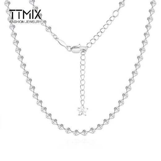 TTMIX platinum necklace women's pt950 sparkling bead star chain platinum chain fashion clavicle chain custom deposit please contact customer service for details