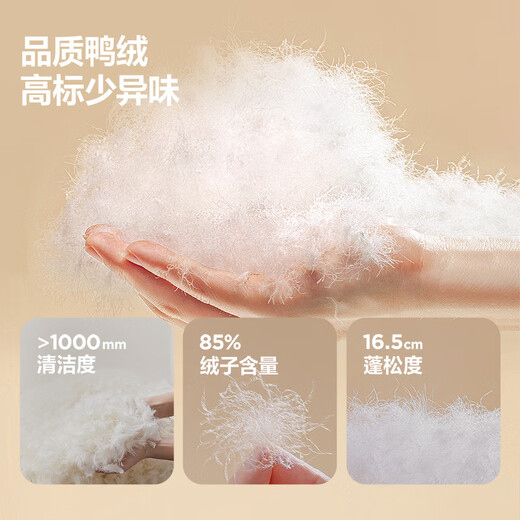 Mini Bala Waterproof and Breathable Warm Hooded Three-Proof Warm Children's Down Jacket for Boys and Girls New Autumn and Winter 2025 White and Purple Tone White Duck Down-1000+ Cleanliness 120 Down Filling Capacity 46.4g