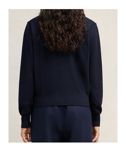 Ami Paris 25SS Круглый шейный свитер женский цвет Bffks111kn0025. 20 XS