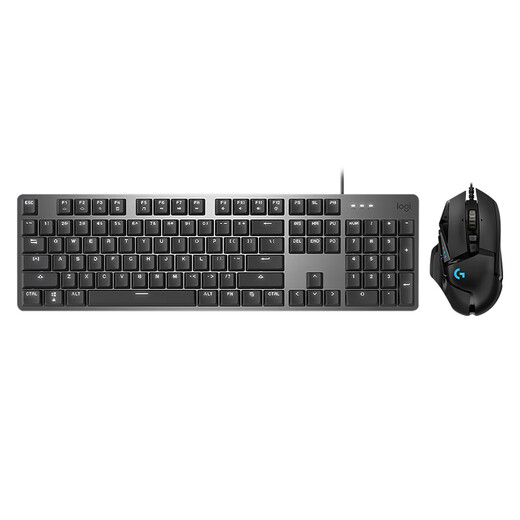 罗技（Logitech） K845 机械键盘有线游戏电竞电脑办公全尺寸发光 104键 鼠标键盘套装黑神话悟空 K845（红轴）+G502HERO