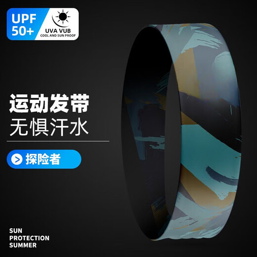 Jiaqi sports headband antiperspirant headband men's sports sweat-absorbing sweat guide bandana fitness sports women's basketball anti-sweat running