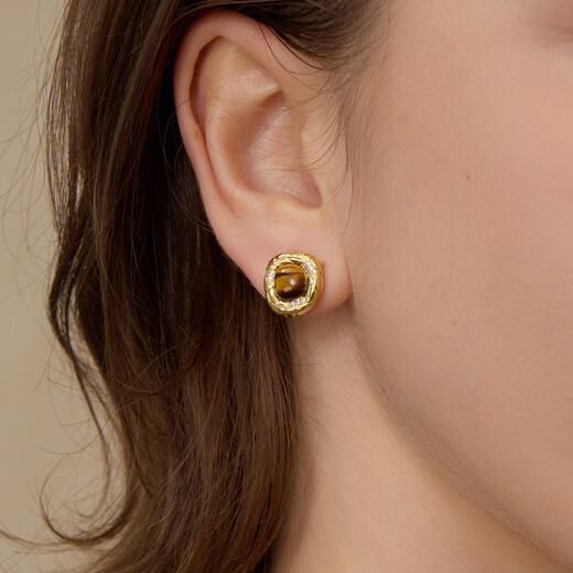 Arsis snake pattern earrings, auspicious Ruina financial girl original design, fashionable, simple and versatile earrings for women, birthday gifts for girlfriends