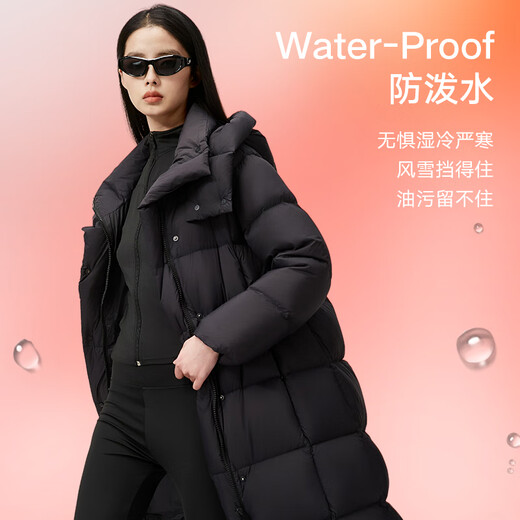 Meilicheng Long Down Jacket Женский новый 90% Goose Down Jacket Over The Close Jacket модный город с капюшоном на открытом воздухе.