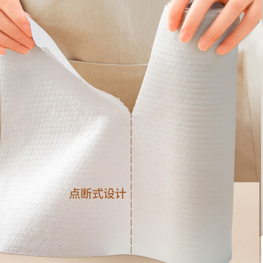 Baijiahaoshi disposable dishwashing cloth 24*25cm 200 pieces lazy absorbent rag scouring pad household cleaning kitchen paper