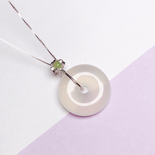 The same style as Fat Donglai, focusing on quality, 18k gold universal buckle, 925 silver pendant buckle Buddha Jadeite pendant, white gold