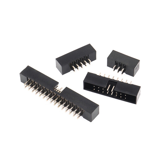 Suitable for 2MM simple horn seat 2.0 straight JTAG cable socket IDC3-6p8p10p16p20p40 connected simple horn 2mm straight 6P (10 pieces)