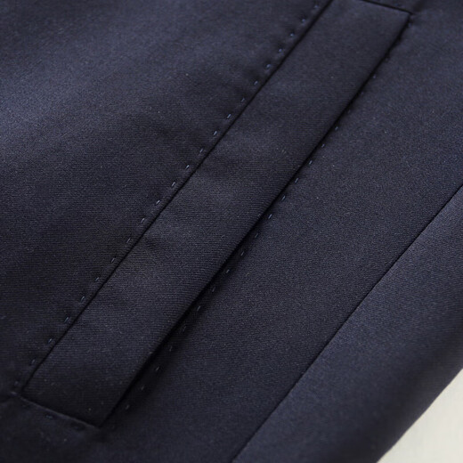 Antonio [Mulberry Silk] Luxury Luxury Leading Cadre en laine veste veste de revers pour hommes et veste d'automne bleu marine L (175 / 92A)