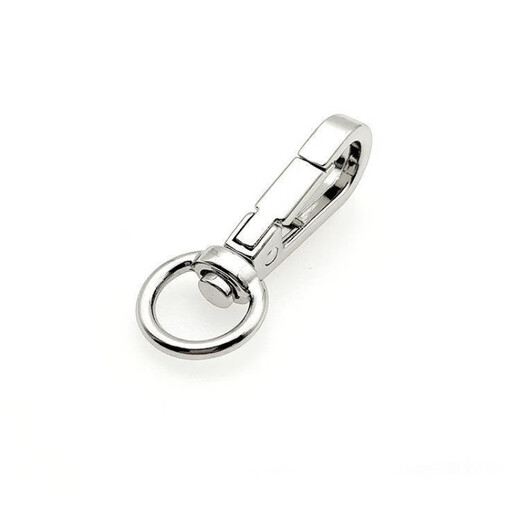 Runhua Nian bag accessories hook buckle leather goods dog buckle bag button bag buckle hook buckle bag chain hanging lobster buckle hardware metal hook round head puppy buckle (silver) 1