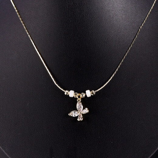 
Necklaces are simple and light luxury spring and summer fashion sense zircon necklace decoration girlfriend best friend gifts are sold FFC1049BR1