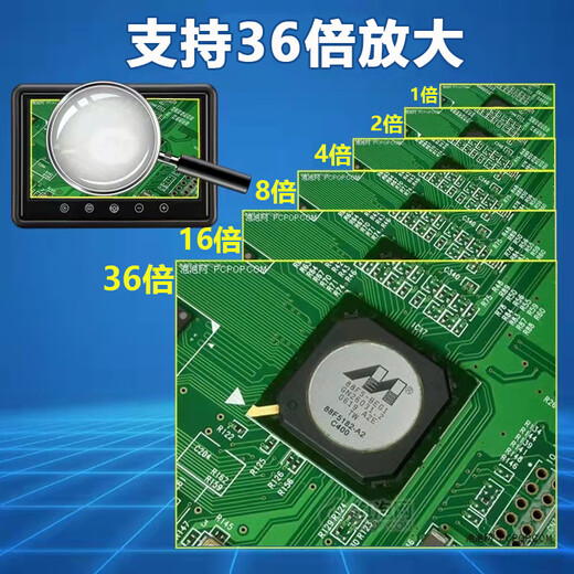 General Heng 9-inch high-definition pipe endoscope camera industrial and municipal sewer pipe detection visual waterproof lens