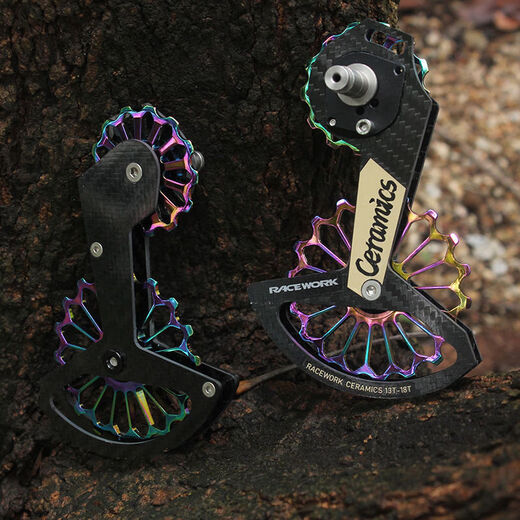 
GUBPMTSHIM big chicken leg road car rear dial RACEWORK105/UT/DA modified variable speed carbon fiber ceramic rear dial guide wheel Gold 105/7020/7120