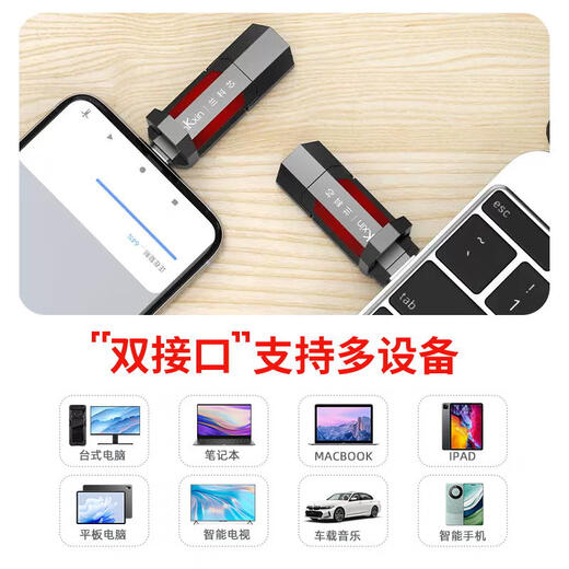 Lankexin Superspeed Solid-State Dual-Interface-USB-Laufwerkslese-Geschwindigkeit von bis zu 1050 MB/s USB3.2/Typ-C-Mobiltelefon Computer Dual-Purple-USB-Antriebsantrieb Dual-Größen Superspeed Solid-State-Lesen 1050 m/s Schreiben 970 m/s Anpassung 512GB