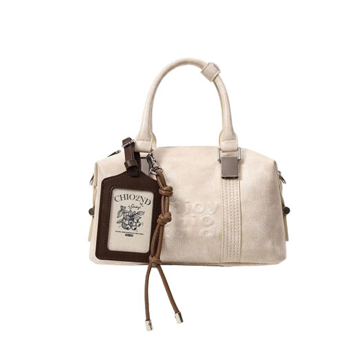 Nanfeng Chio2nd Pillow Bag Damen pendeln vielseitige Handtasche One-Shoulder Crossbody Bag 520 Geschenk für Freundin Beige White