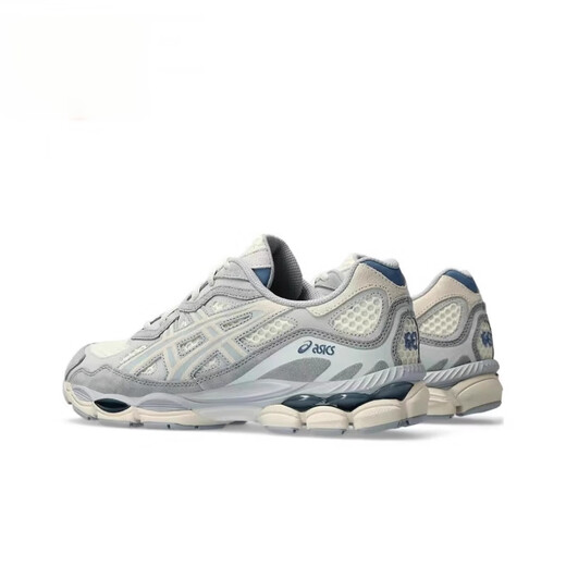 亚瑟士（asics）GEL-NYC Wide Mesh 米灰复古休闲跑鞋 1203A372-600 米灰色(1203A372-600) 全新 收藏 41.5