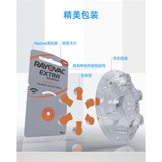 Xiwanbo auditif Aide spéciale Batterie A13A10 Button A312 Electronics A675 Zinc Air Retway Retway Extra Extra 10 [1 planche 6 pièces]
