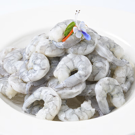 Jingdong Supermarket Overseas Direct Purchase Thai Black Tiger Shrimp Net Weight 700g (63-77 pieces/bag) No water-retaining agent to remove shrimp threads