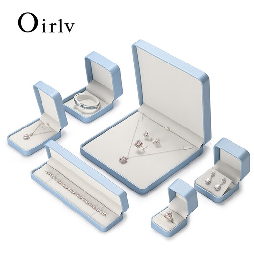 
Duobaoni Jewelry Box High-end Rounded PU Leather Ring Box Bracelet Pendant Earring Box Gift Jewelry Packaging Box Customized Logo Bracelet Box-H15904