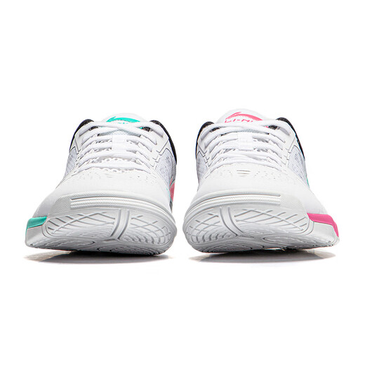 李宁（LI-NING）2024乒乓球队球星同款乒乓球鞋专业乒乓球运动训练球鞋运动防滑 王楚钦同款 荧光果粉/绿 41