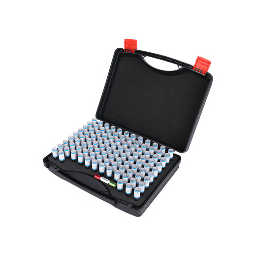 Huili's pin gauge pin-type plug gauge pass-and-stop gauge high-precision gauge 0.01 precision standard measuring rod set pin gauge pin gauge 1-10 interval 0.01 (901 pieces) free handle