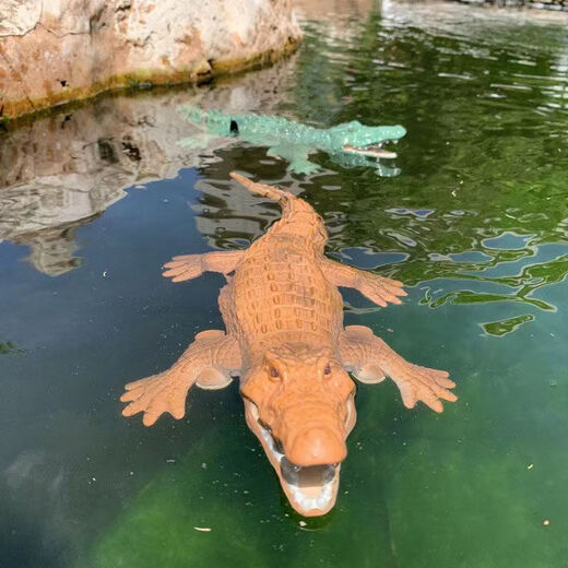Télécommande Crocodile Simulate Charging Water Play Machine Machine Modèle de poisson Le requin peut être lancé à télécommande à distance de bateau contrôlé à distance
