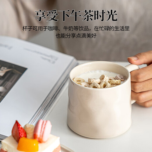 Edo cup mug home ceramic tea cup for tea high-looking creative large-capacity office drinking cup coffee cup