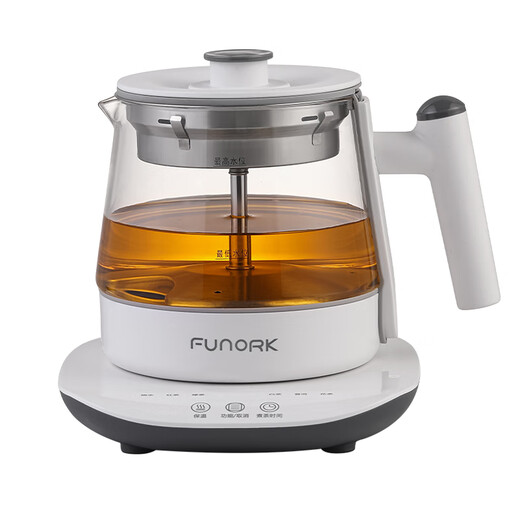 FUNORK tea kettle steam spray health kettle insulated black tea steam tea kettle office tea and water all-in-one smart model 0.8L