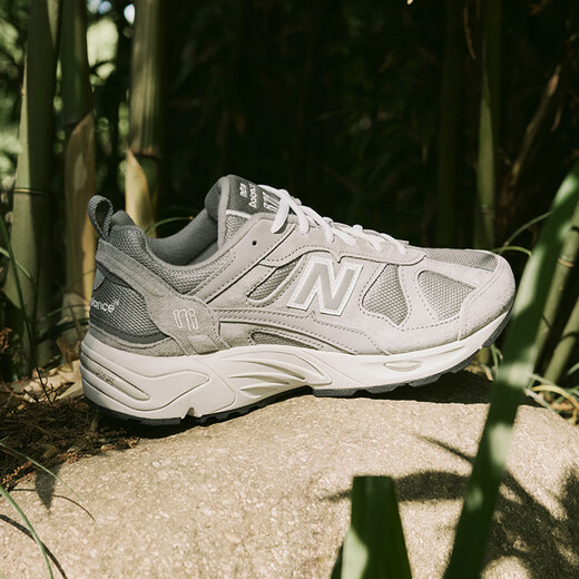 NEW BALANCE  NB878官方老爹鞋男鞋女鞋情侣复古灰色网面透气低帮休闲运动鞋 灰色 CM878MC1 36 (脚长22cm)
