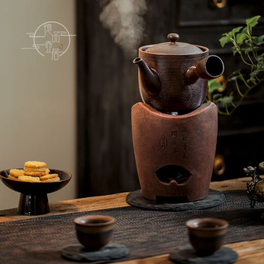Wen Shiouweihun tea boiling home use tea boiling water pure hand-pulled old rock mud side large capacity wood-burning pot Rongtian brewing teapot Chai Shao left hand model 16813 conscience 1080ml 701mL (inclusive)-800mL (inclusive)