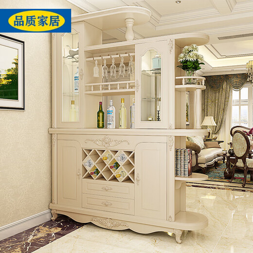 IKEA E-HOME Offizielle Direktverkäufe Europäischer Weinschrank Eingang Eingangsschrank Wohnzimmer Trennungsbildschirm Licht Luxus 695 Assembly X Frame Struktur Struktur