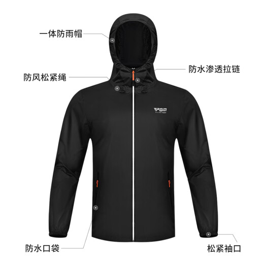 PGM Golf Set para hombres impermeables equipos de cuerpo completo con impermeabilidad