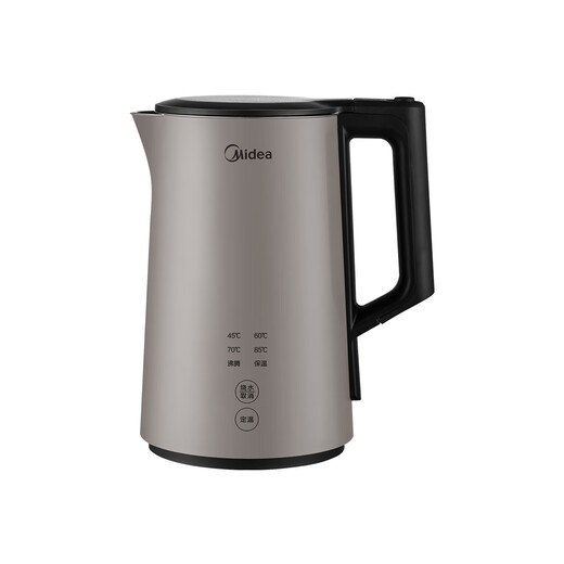 美的（Midea）电热水壶1.5L双模式煮水多段调温功能316不锈钢内胆12H长效保温烧水壶MK-SEK1503【ZMD安心系列】