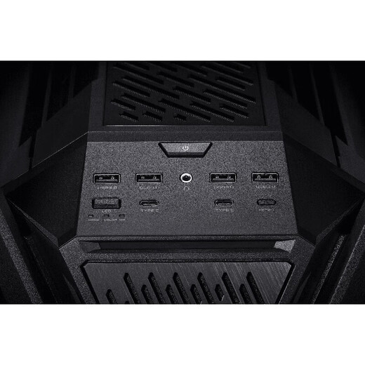 华硕（ASUS）ROG HYPERION 创世神机箱 铝合金X骨架/全塔机箱/支持EATX主板/双420水冷/GR701 GR701 创世神机箱 双C口 黑色