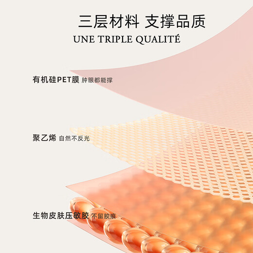 CARLI BYBEL double eyelid stickers, ultra-invisible, natural lace, traceless, for women and men with swollen eyes, special for beautiful eyes, durable and non-warping, single-sided, extremely invisible, 180 stickers, S fine-tuning type