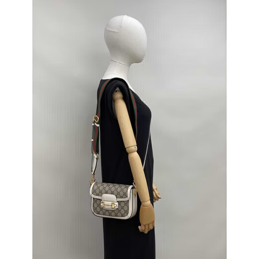 Gucci (Gucci) [618] Series Series GG Sagce Sag для подруги подарки седло сумка 658574 Huhhg 9759 Белый