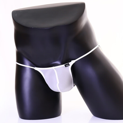 G-STATION性感TM系列男士丁字裤Clear skin超薄高透3D囊袋超细腰带高弹内裤 紫色 1条 M （日码 偏小）