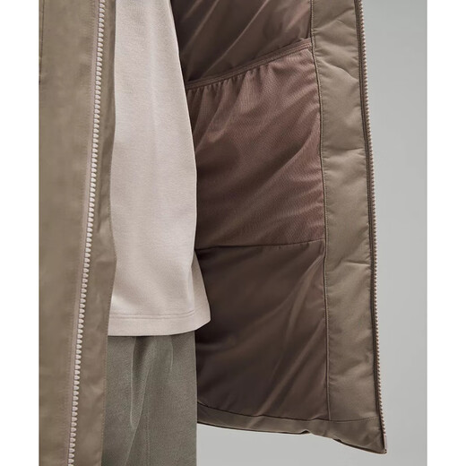 Lululemon Lululemon Men's Down Jacket StretchSeal Parka 600 Fill Goose Down Weatherproof Jacket Nomad Nomad Brown S