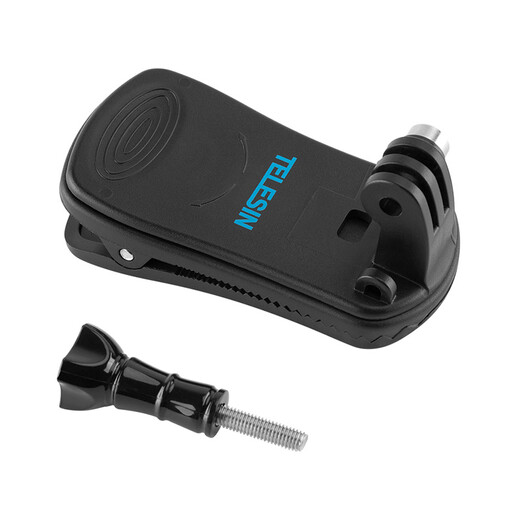 TELESIN适配gopro背包夹大疆action4 5pro 6运动相机背包肩带夹固定insta360背包夹配件