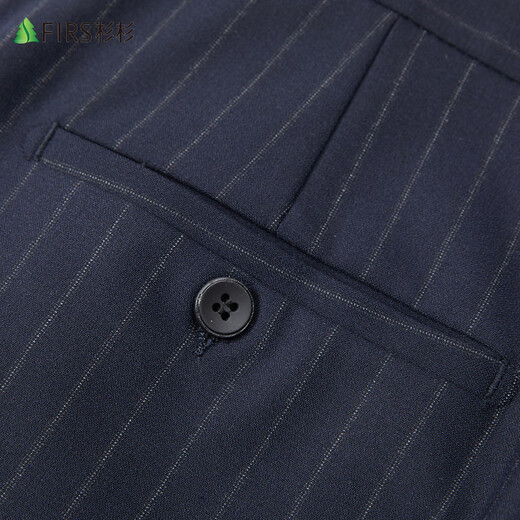 Shanshan suit men's slim professional formal suit business casual striped groom's wedding dress men's clothing