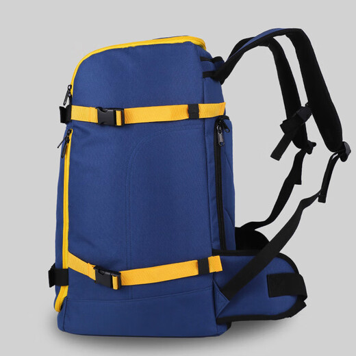 Bolsa de snowboard mochila de gran capacidad 50L separación seca y húmeda mochila de esquí bolsa para raquetas de nieve bolsa de almacenamiento de esquí 30x azul