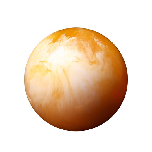 Lianju beeswax white honey monster single bead round bead accessories accessories with beads King Kong star and moon literary toy accessories loose beads spacer beads 14mm one 0 carat