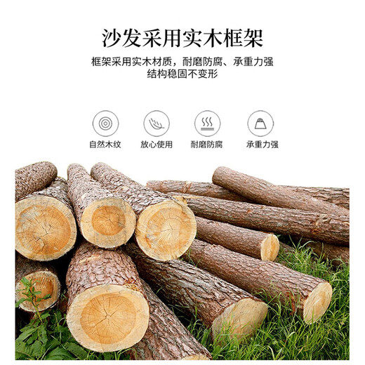 玉猫实木沙发床中式两用沙发床客厅多功能双人折叠床1.8米中式罗汉床 松木款胡桃色+坐垫+靠枕+抱枕*3 展开长度150cm( 送货上门包安装)